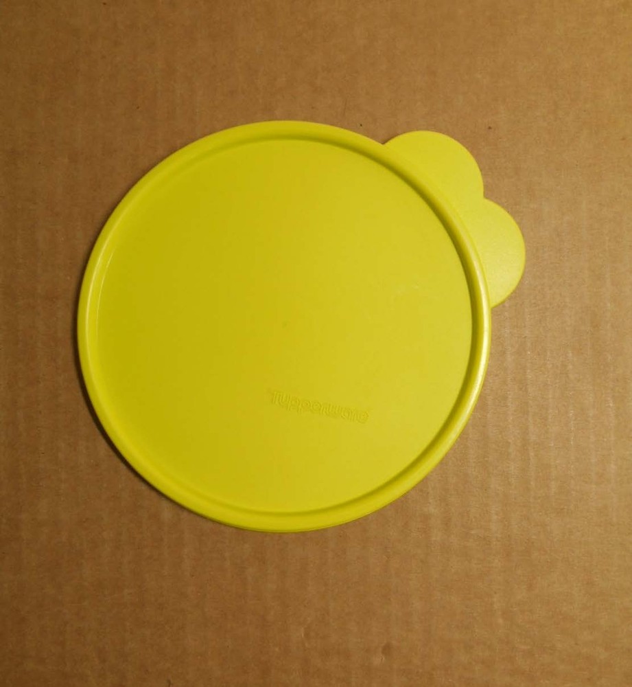 Tupperware 2541C Lime Green Butterfly Tab Replacement Lid Only R83