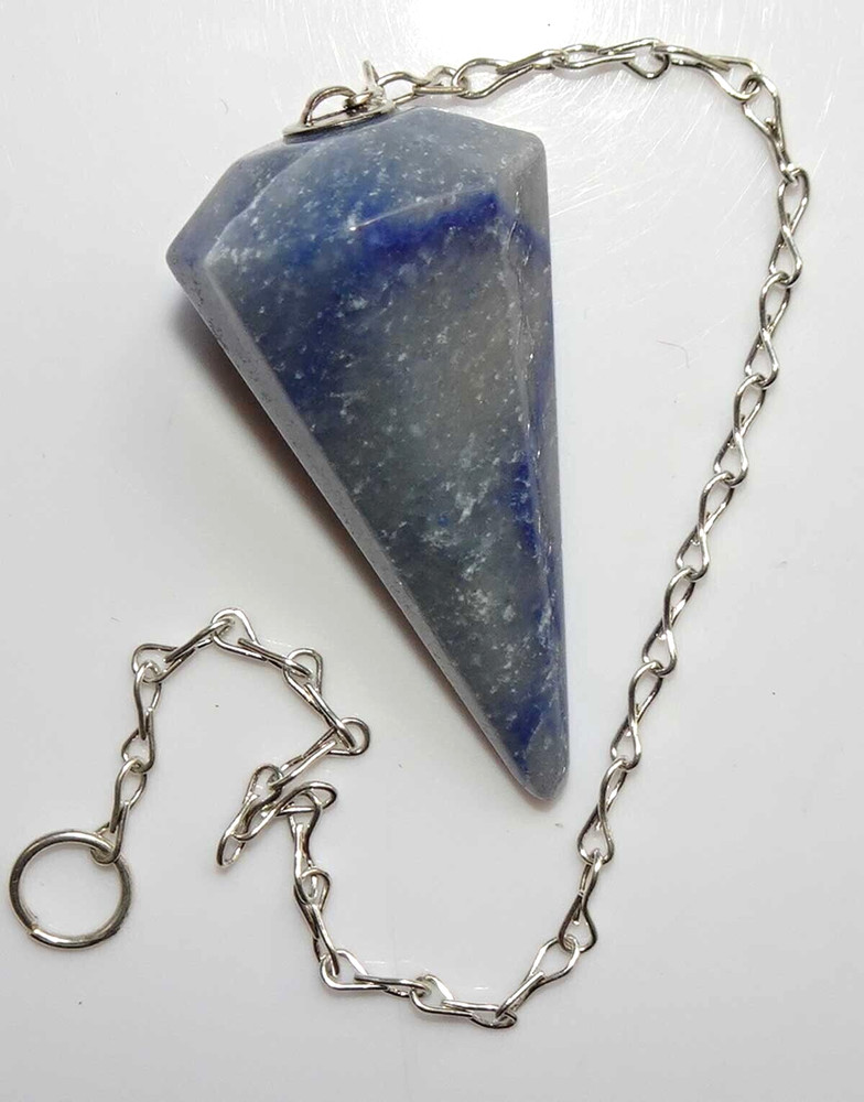 Blue Quartz Pendulum (Dumortierite) p28