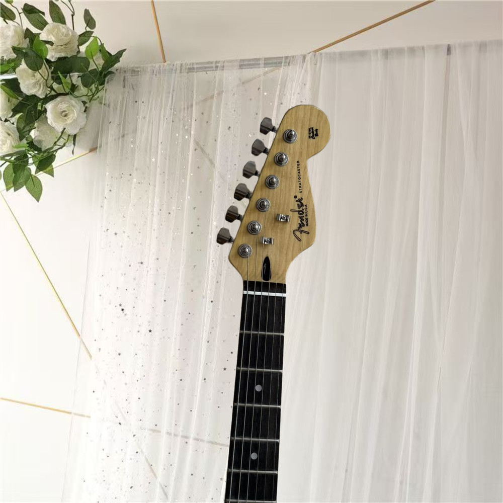 エレキギター、新品、色赤色、送料無料、空輸、高品質、音質優美、6弦