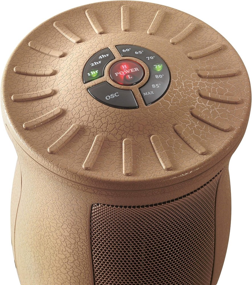 Lasko 6435 Ceramic Tower Space Heater 1500W Oscillating Remote Timer 16"