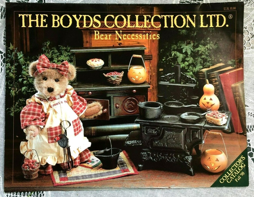 1998 FALL BOYDS COLLECTION LTD BEAR NECESSITIES CATALOG