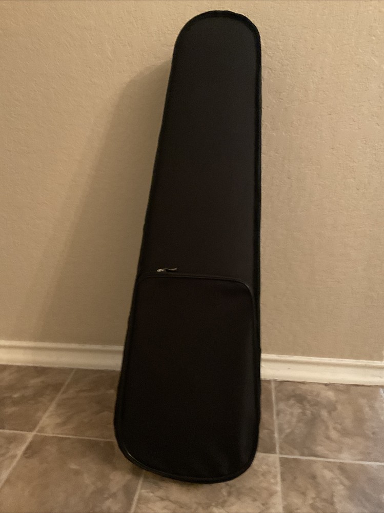 Handmade Flamed Violin 4/4 Professional Solid Maple Wood Shoulder Holder, Bow