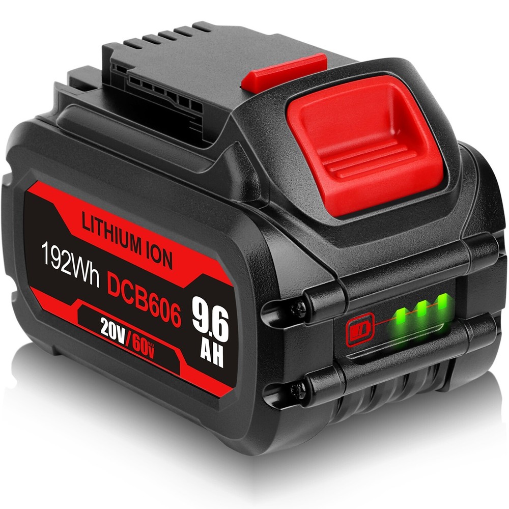 2PACK 9.6Ah For DeWALT DCB609 FLEXVOLT 20V/60V MAX DCB606 Lithium-Ion Battery