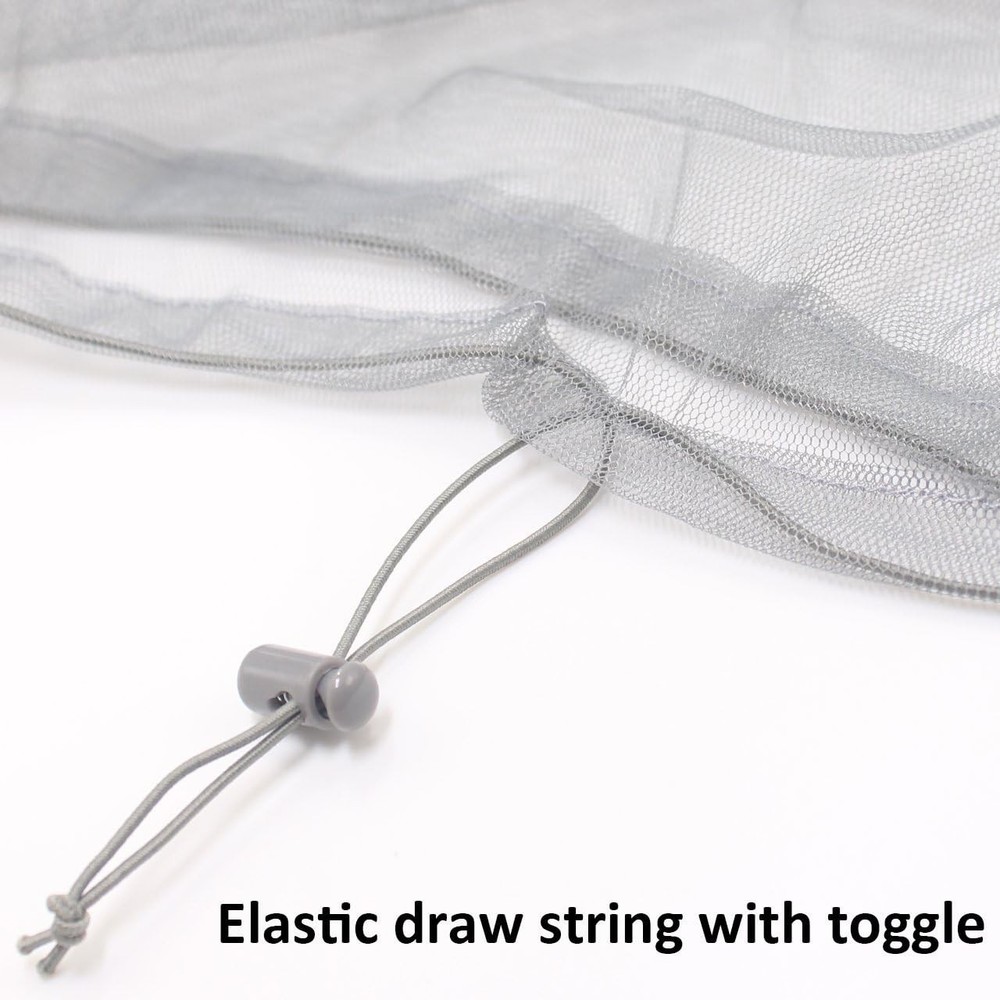 Extra Fine Mesh Bug Head Net - 3pcs for Complete Protection Against No-See-Ums