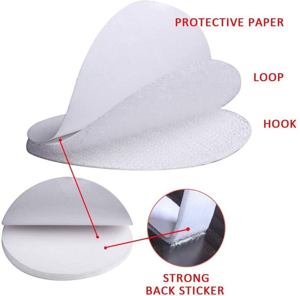 10 Black Tear Adhesive Discs Sheets Blankets Closures (Foreign Shipping)