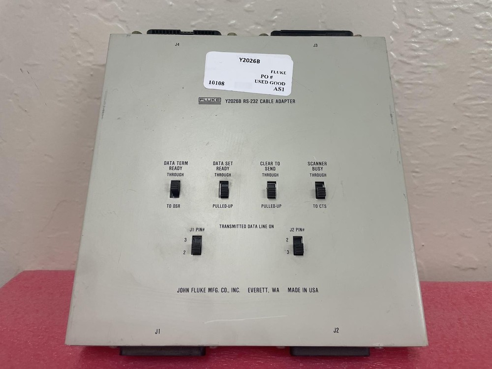 FLUKE Y2026B RS-232 CABLE ADAPTER
