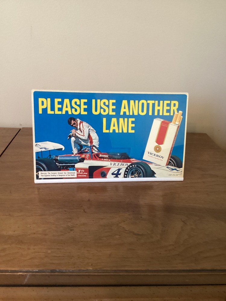 Viceroy "Please Use Other Lane" Sign