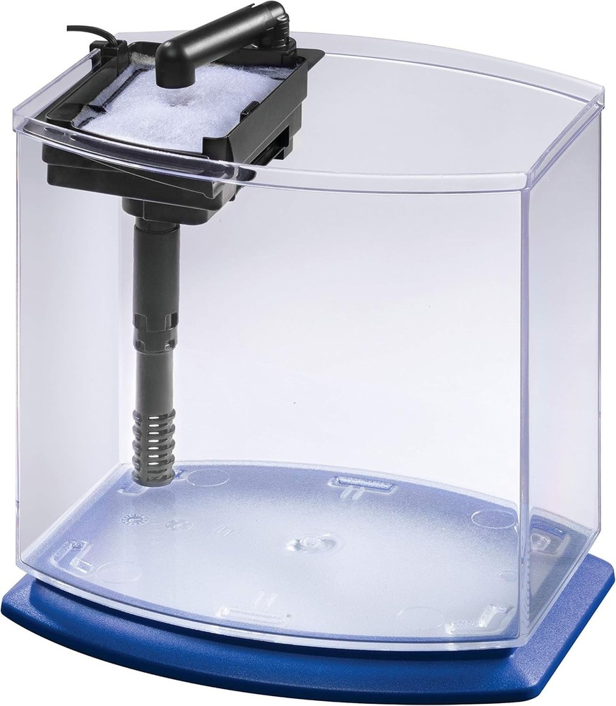 Blue Small Fish Tank with SmartClean Technology
