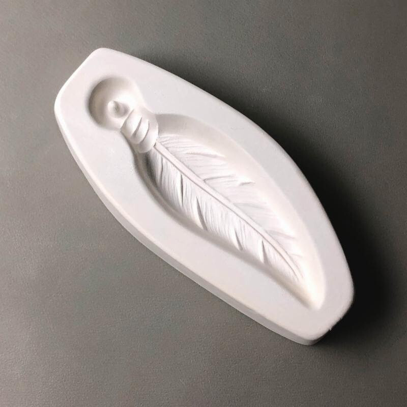 Holey Feather Mold - Creative Paradise Glass Fusing Mold #LF187