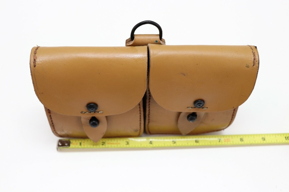 French Desert Tan Double cell ammo pouch belt loops & suspender ring each E9300