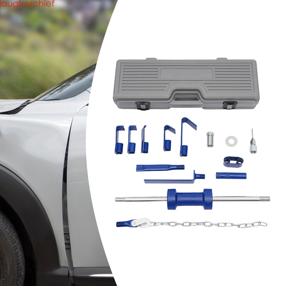 Automotive Hammer Puller Frame Set Slide Hammer Dent Puller Set W/Carrying Case