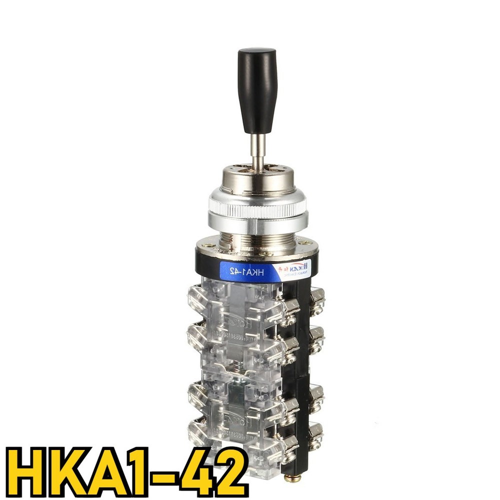 Joystick Switch Controllers 4Position 8NO Latching Type 30mm Panel Mount HKA1-42