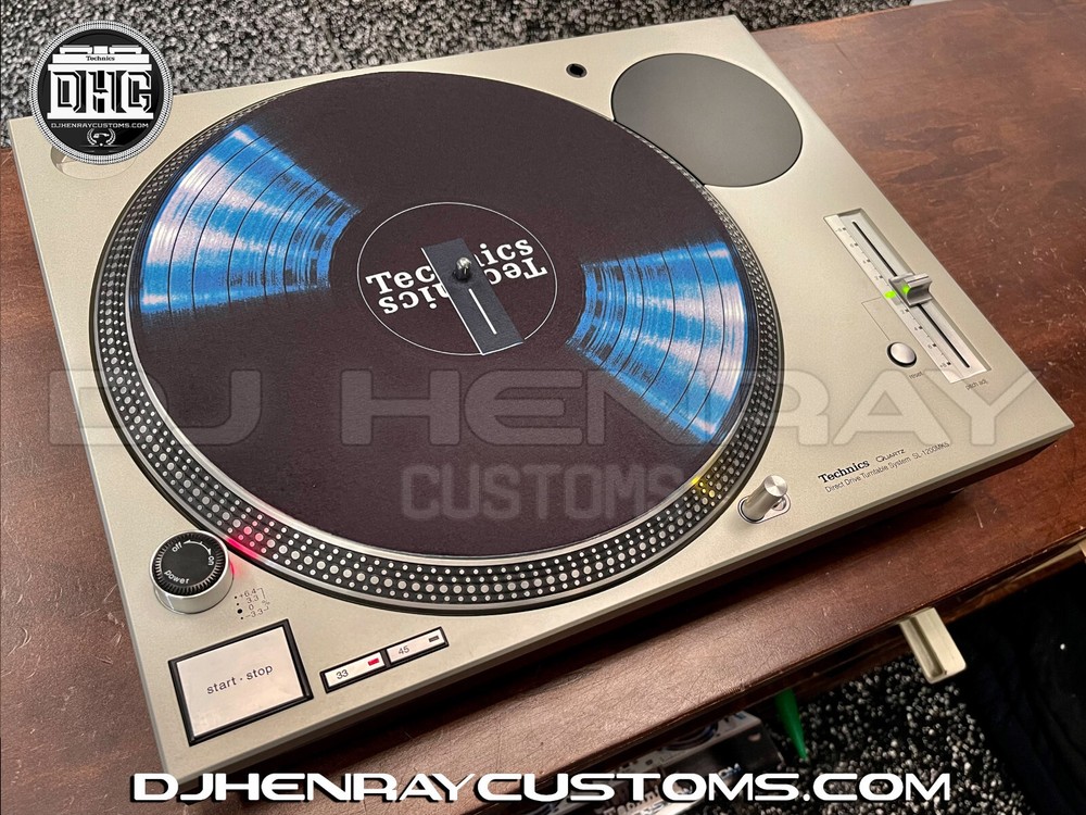 Original OEM Silver Technics SL1200 mk5 Phase ready removeable tone arm DHCplate