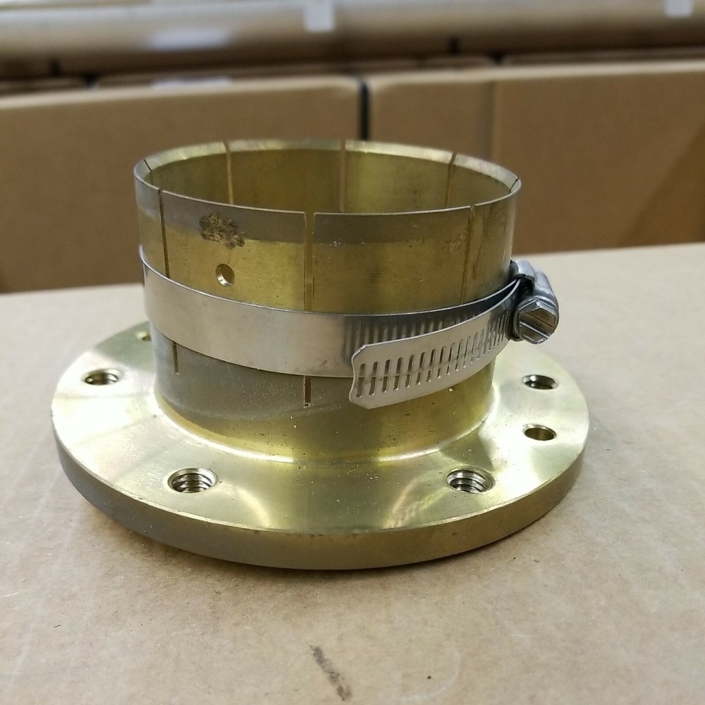 3-1/8" "EIA" flange with clamp