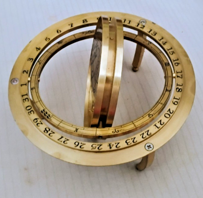 Antique Nautical Brass Compass