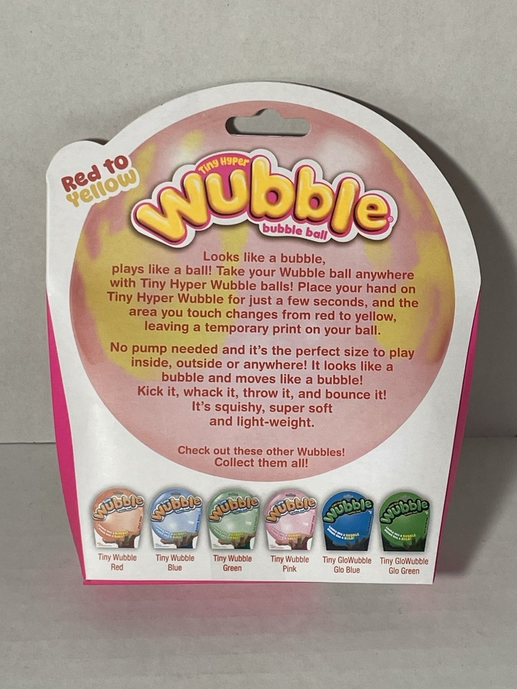 Tiny Hyper Wubble Bubble Ball Red To Yellow