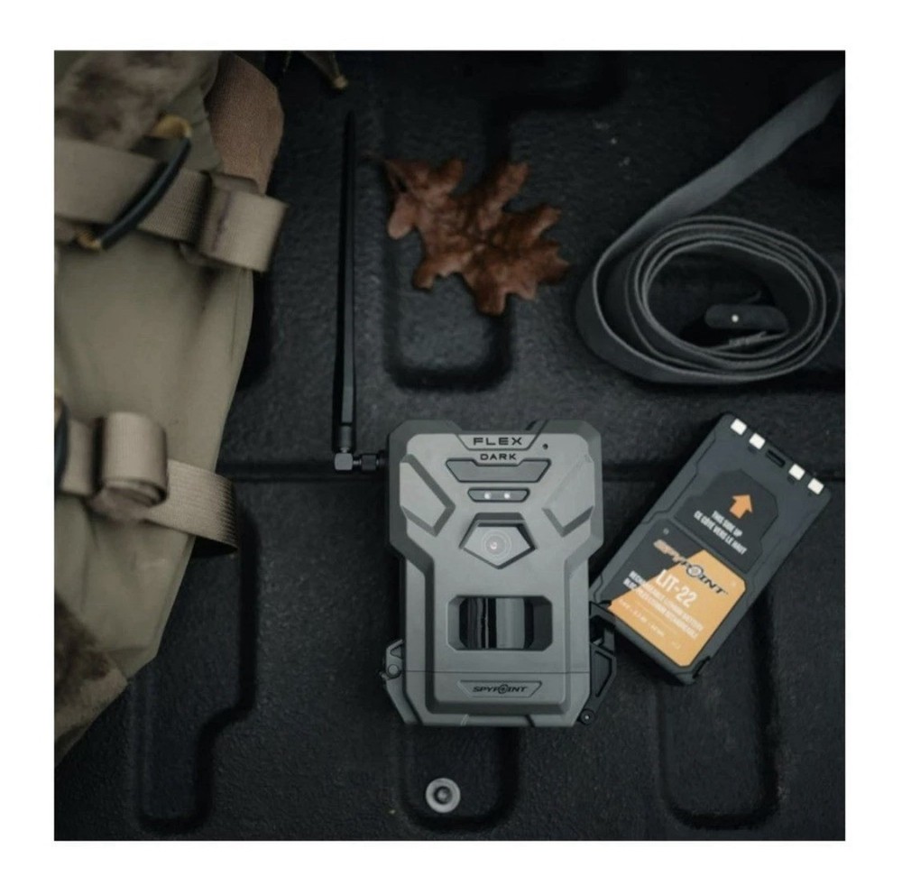 SPYPOINT FLEX DARK 2 Pack GPS Cellular Gray Trail Camera with 40MP Photos