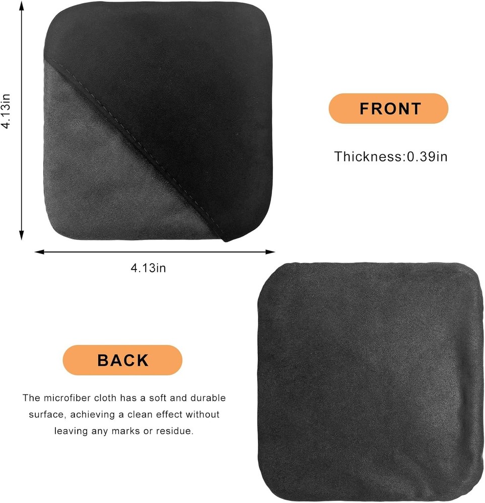 Car Screen Cleaner Microfiber Square Cloth Wipes Foldable Touch LCD Dashboard