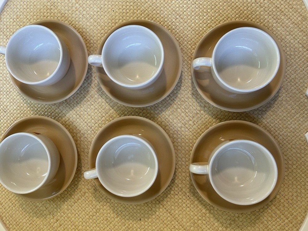 Montefiori Hogar "Butterfly" Cup & Saucer Set(6)