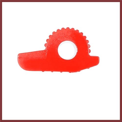 2pcs Universal Red Gear Shift Shifter Case Boot Protector Cover Rubber Pad
