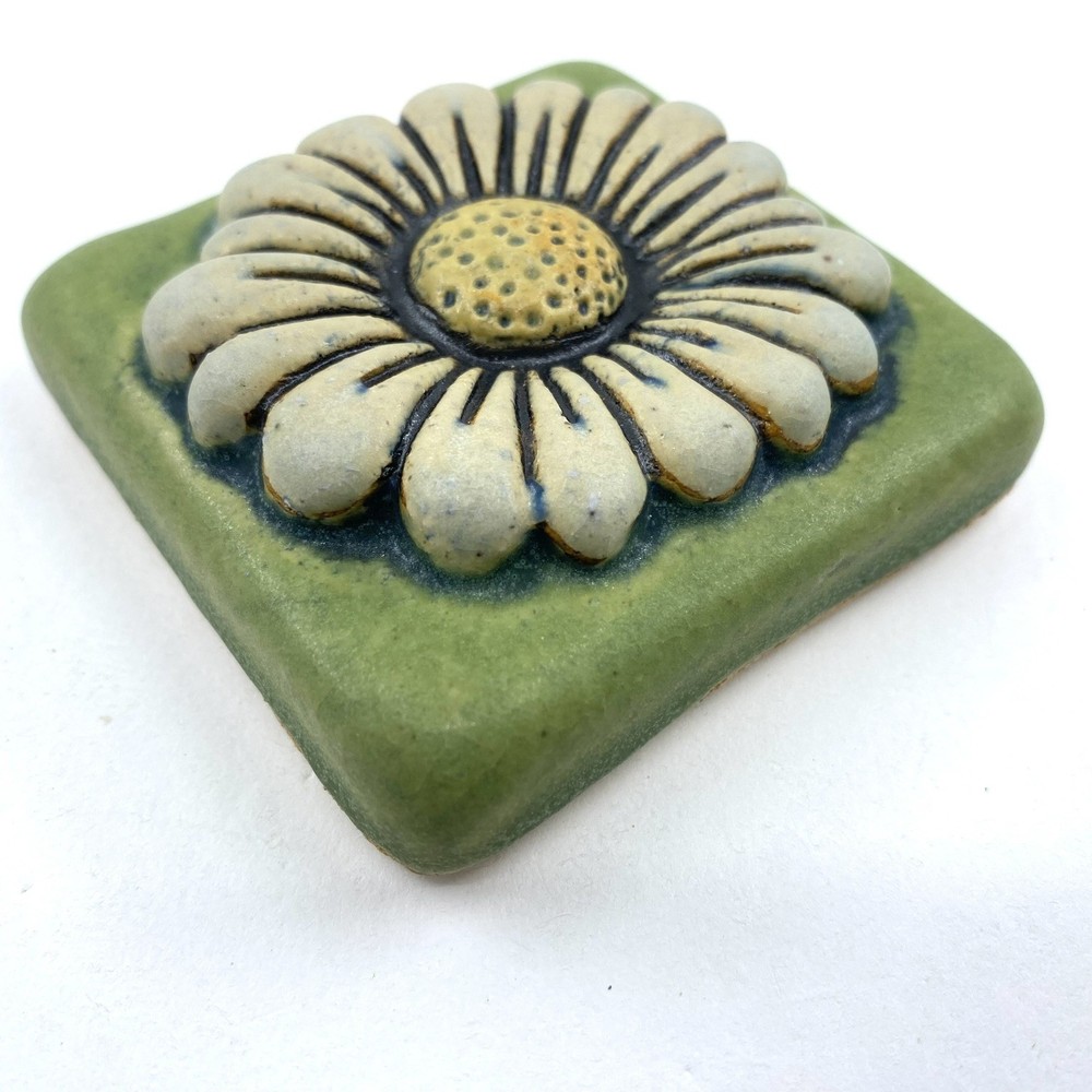 Aster 3x3" Ceramic Art Tile by Gretchen Kramp