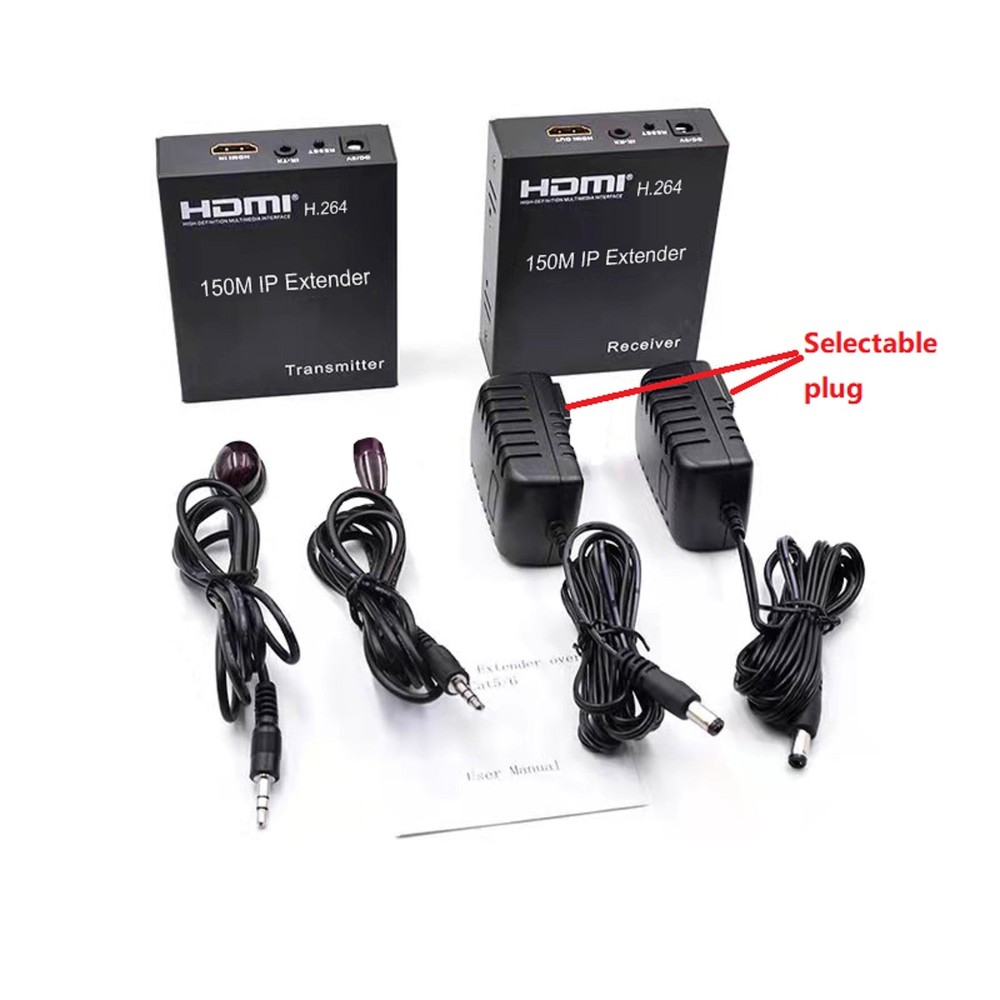 150m 1080P HDMI Network Extender Over Single Cable CAT5E/6 Ethernet RJ45