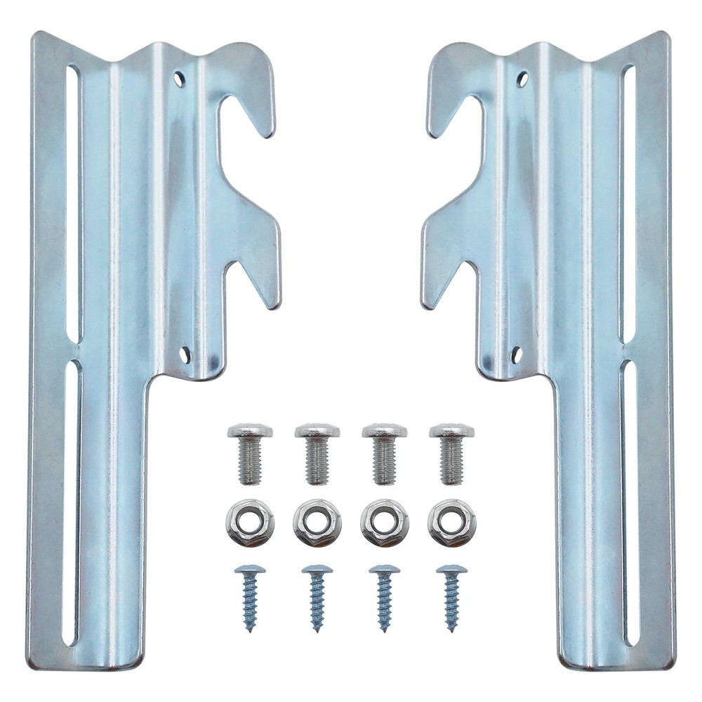 2 Pcs Extra Heavy Duty Headboard Conversion Bracket Kit, Bed Frame Bolt On to...