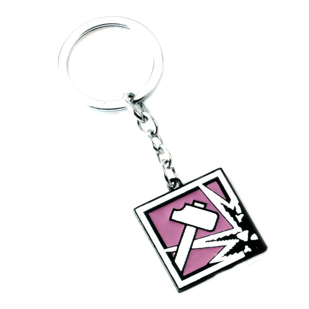 Tom Clancy Rainbow Six Metal Keychain Key Ring Pendant