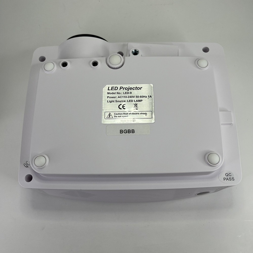 Blusmart Portable Led Projector, 1080 P, New