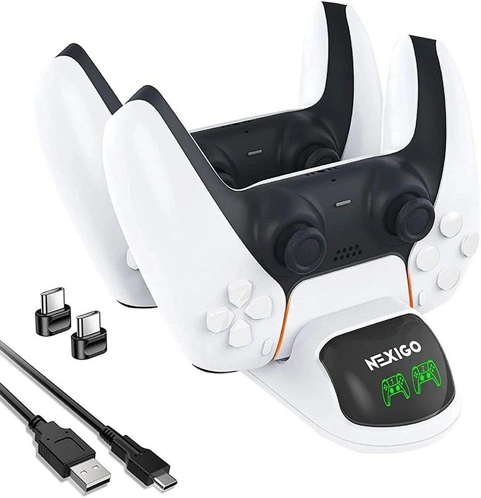 NexiGo Dobe PS5 Controller Charger, Charging Station Dock