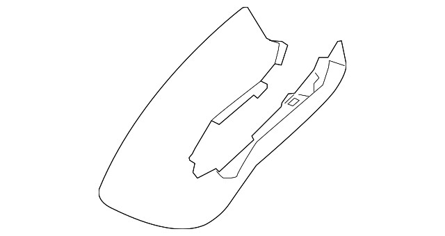Genuine GM Black Windshield Multifunction Sensor Mount Bracket Cover 84049174