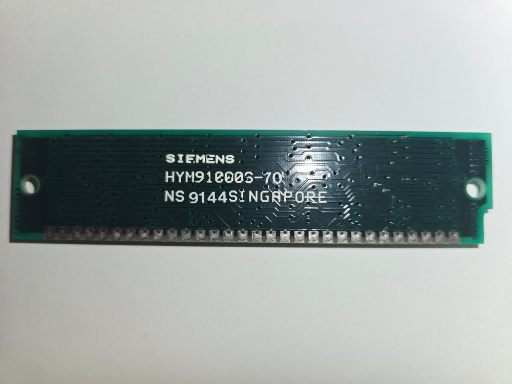 SIEMENS HYM91000S-70 1MB SIMM MEMORY MODULE 30-PIN, Untested