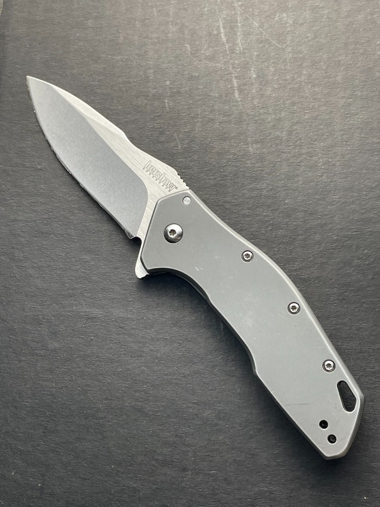 Kershaw Eris 1881 Assisted Open Pocket Knife Frame Lock Plain Edge Blade