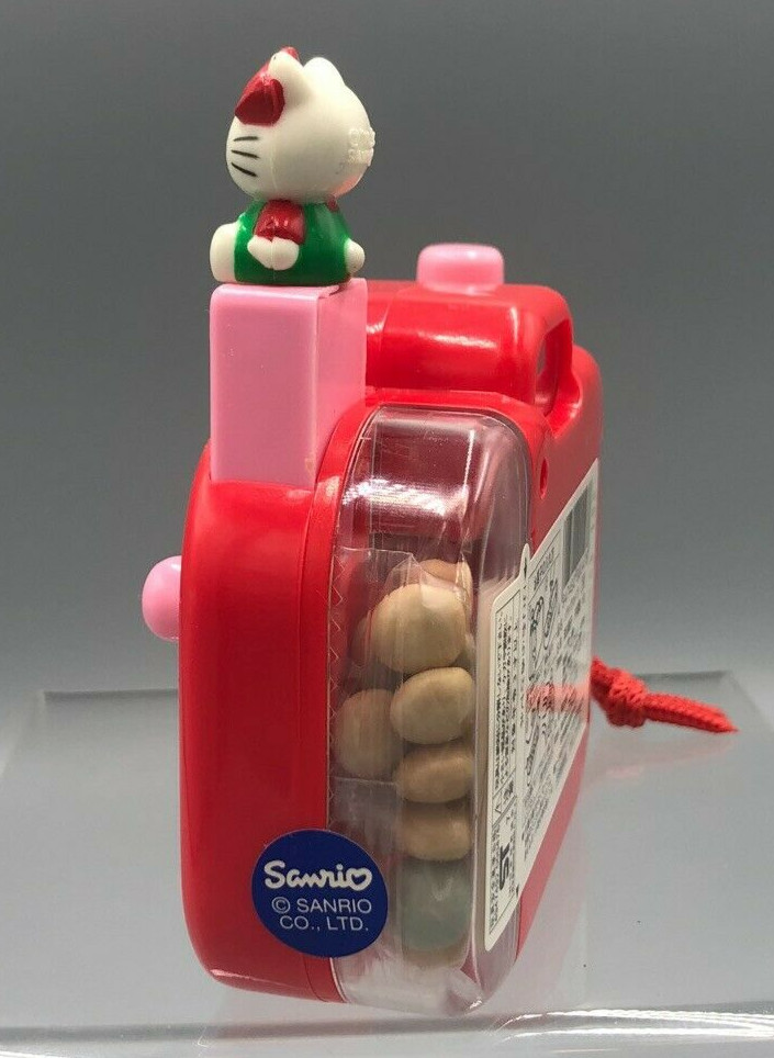 1997 HELLO KITTY Unopen FULL Mechanical CAMERA CANDY CONTAINER Sanrio Vintage