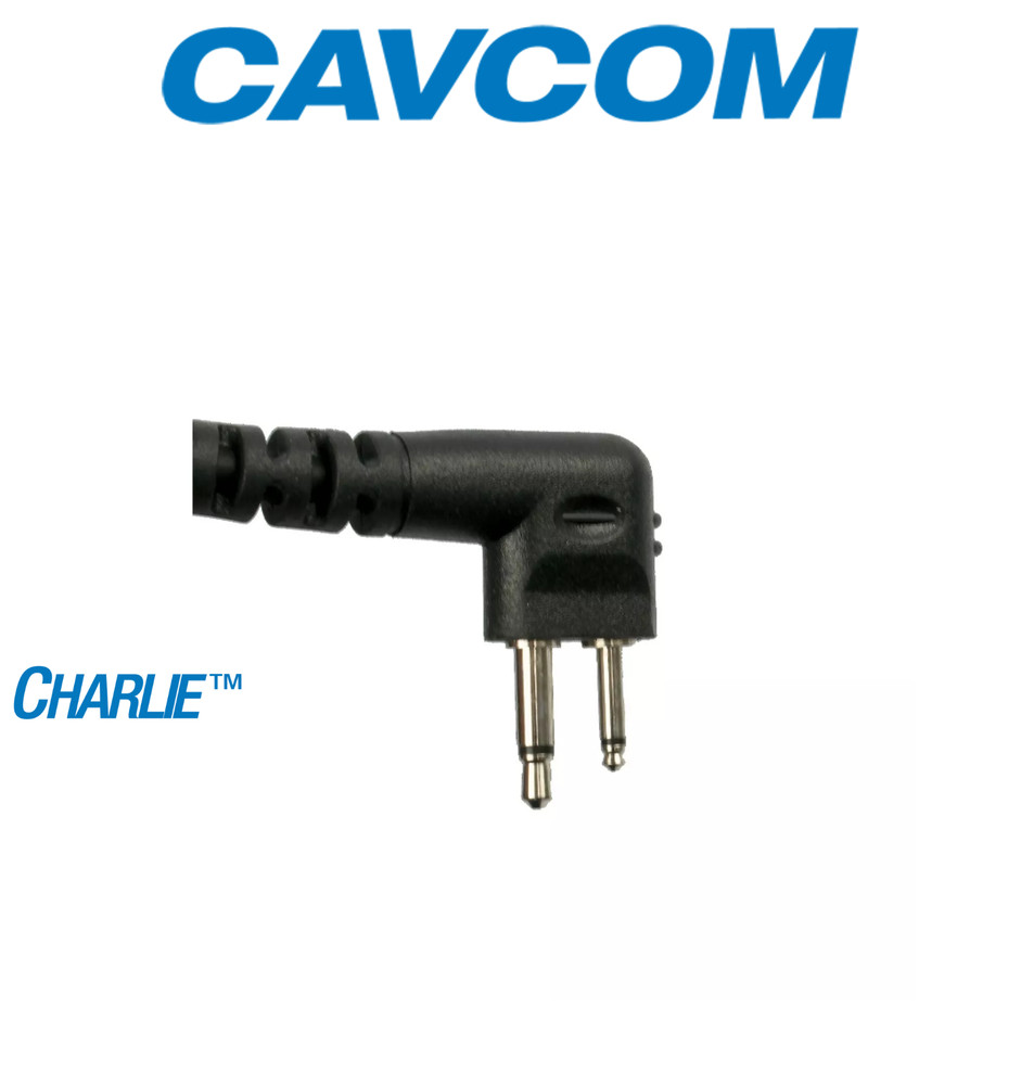 CavCom Lapel Mic Compatible with Motorola Radios