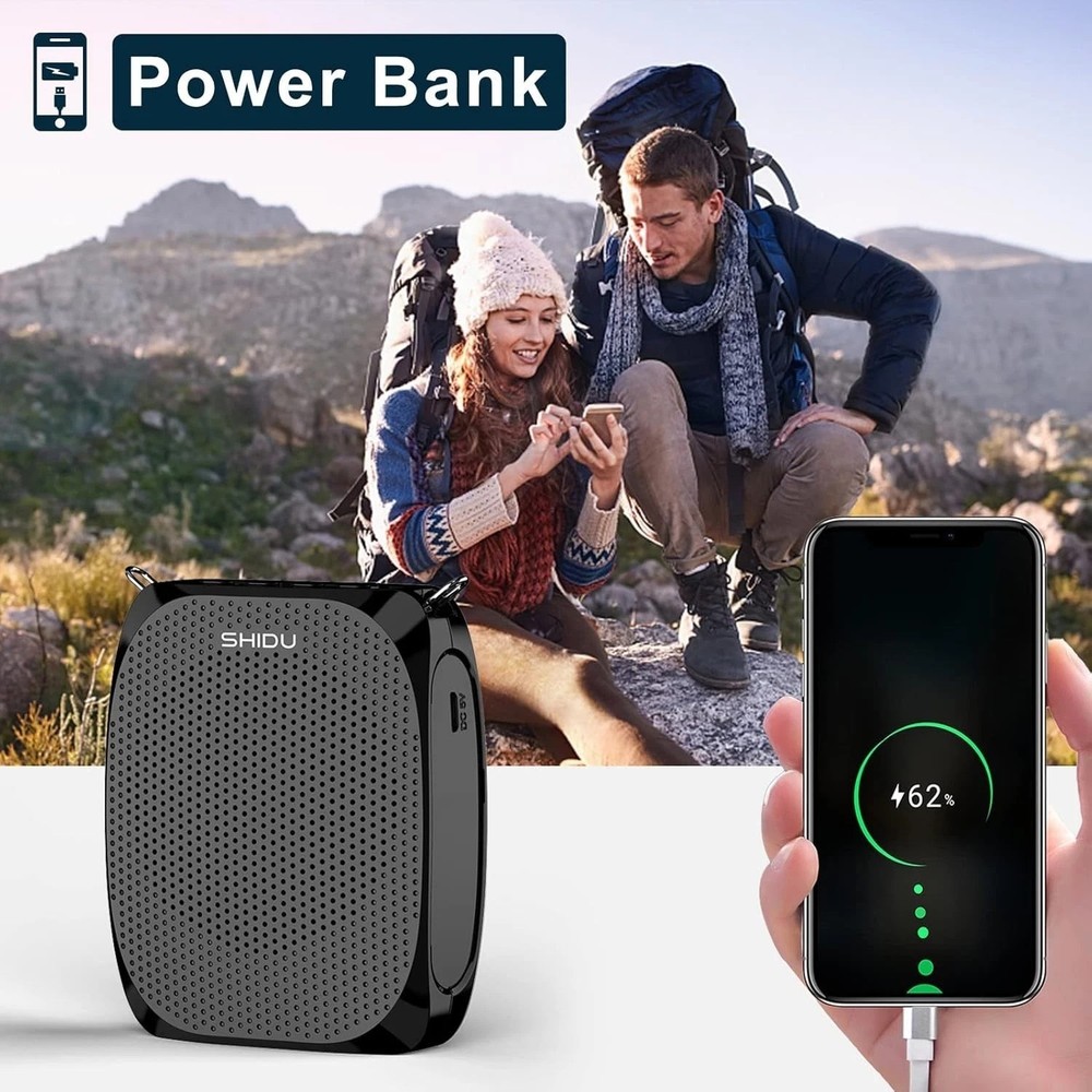 Rechargeable Mini Voice Amplifier for Coaches & Instructors - Compact & Powerful
