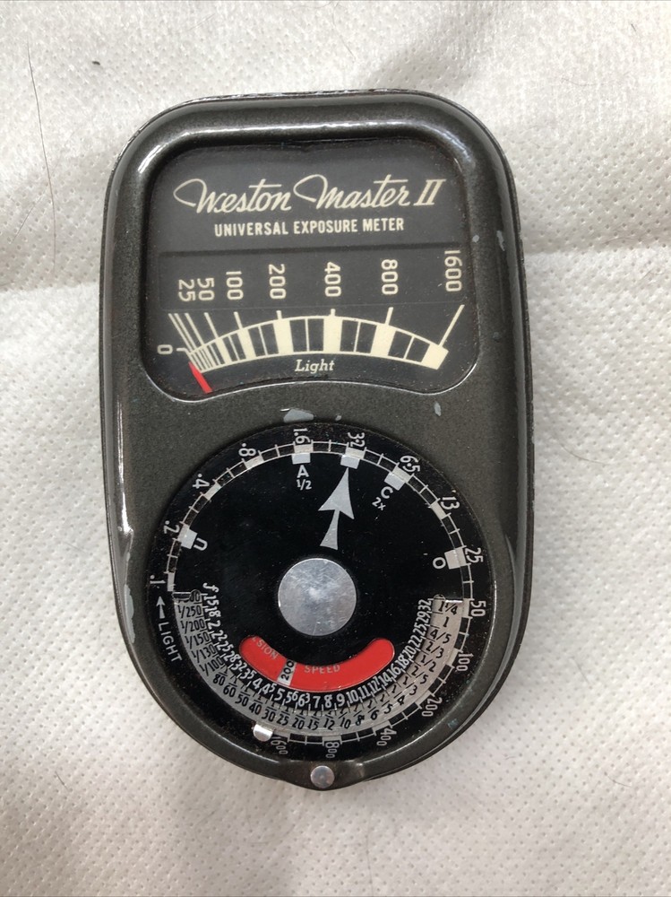 Weston Master II Universal exposure meter model No 735 w/leather case