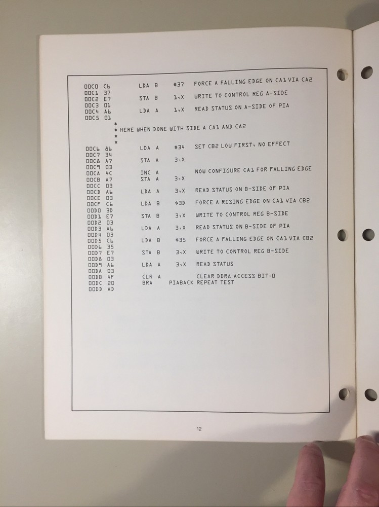 Vintage 1981 HEWLETT-PACKARD Signature Analysis Study 6800 Display Terminal