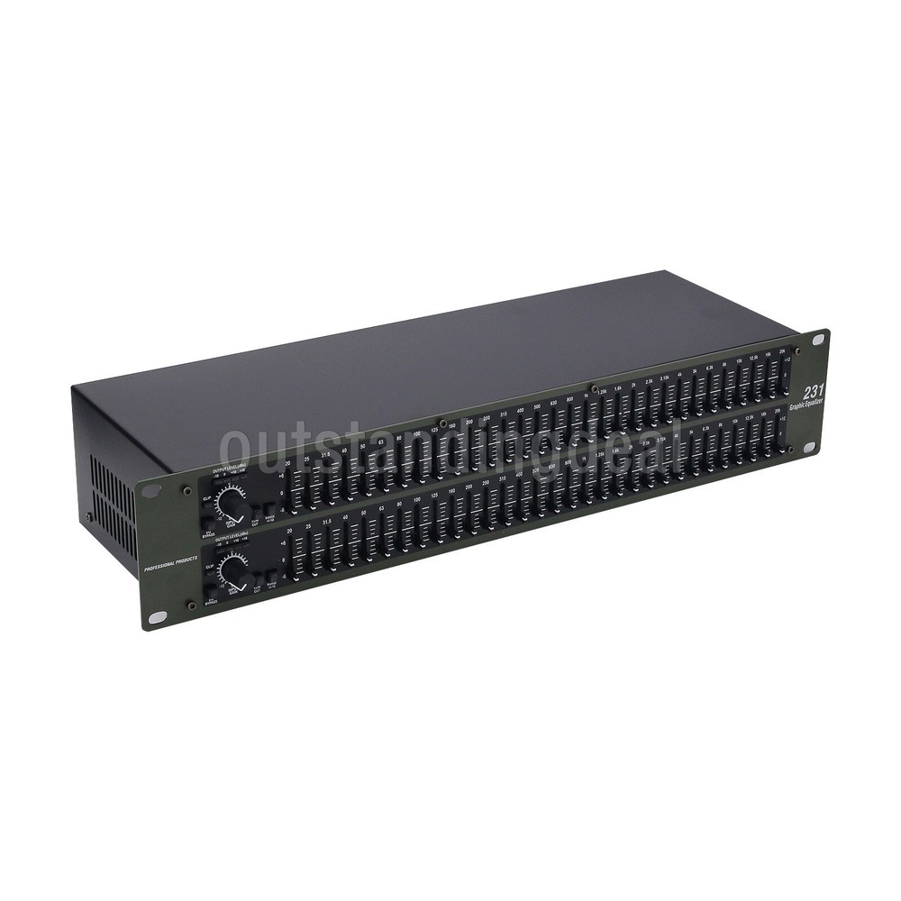 231 Dual 31 Segment Professional Equalizer for Home KTV Bar Performance Tuning/