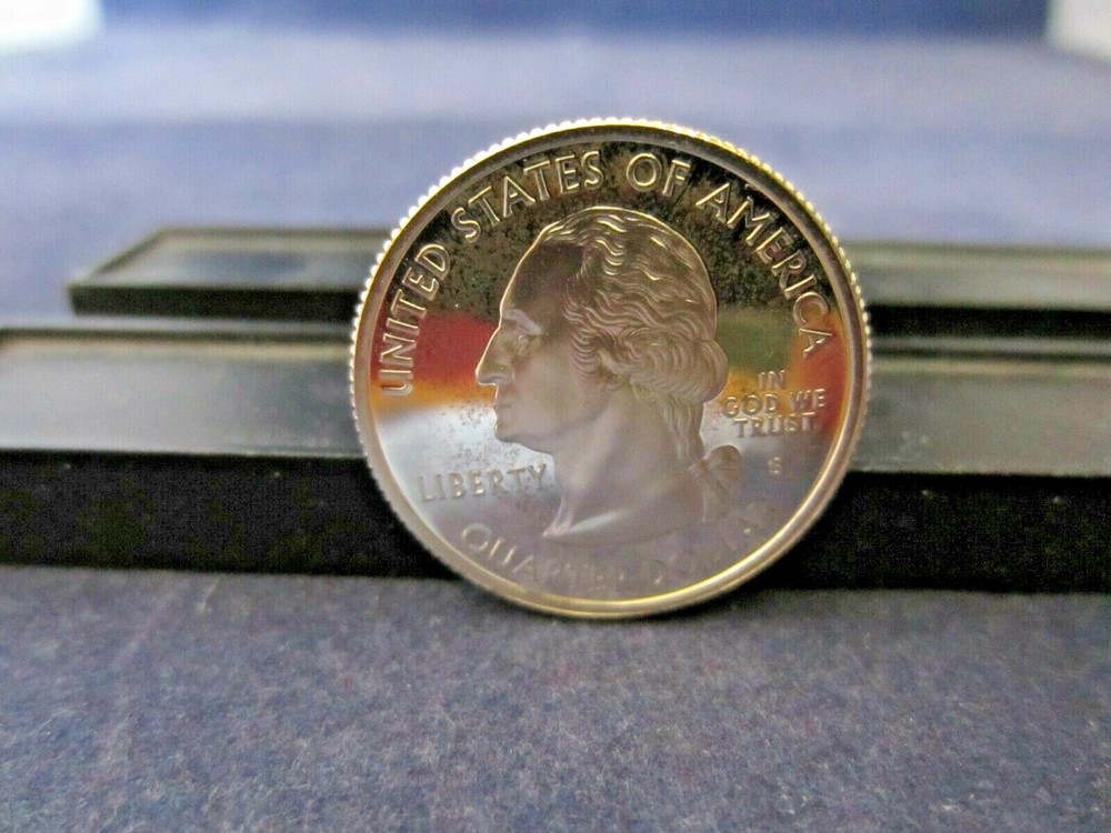 2000-S SILVER Quarter MARYLAND Deep Cameo Mirror Proof Upper Grading Range ARB