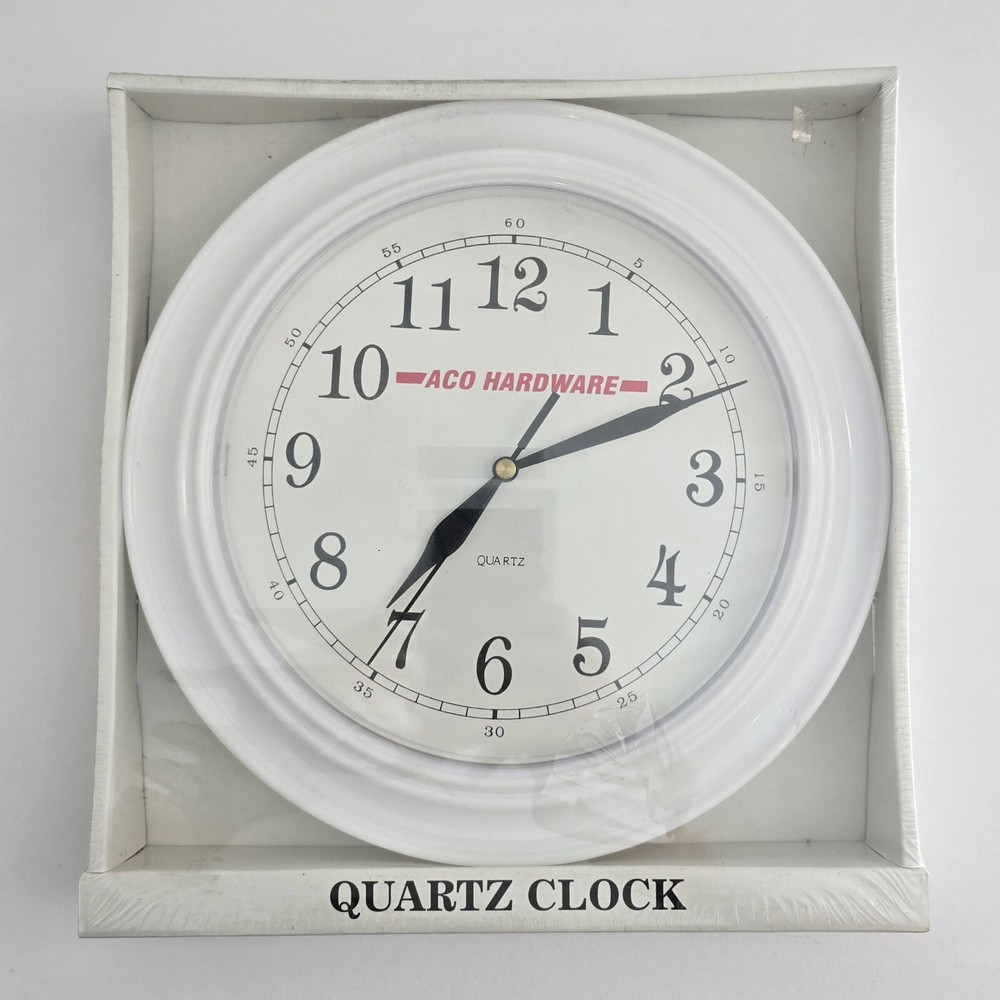 ACO Hardware 10.5 inch Wall Clock