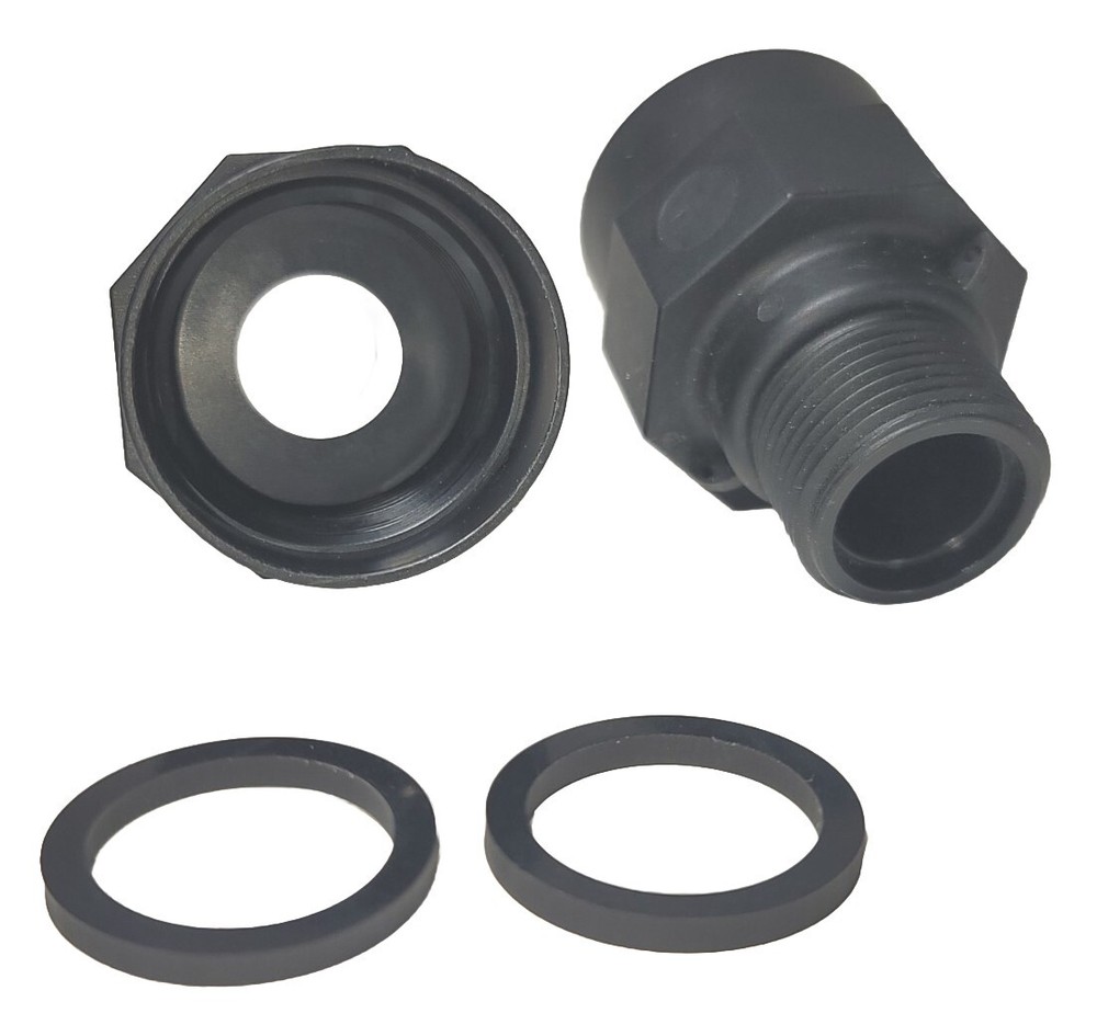 Kamstrup FlowIQ Water Meter Replacement Thread Adapters For 5/8" x 1/2" Meter.