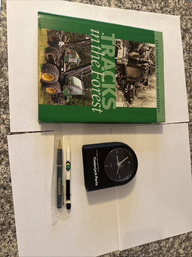 Timberjack Book ,Clock &2 Pens