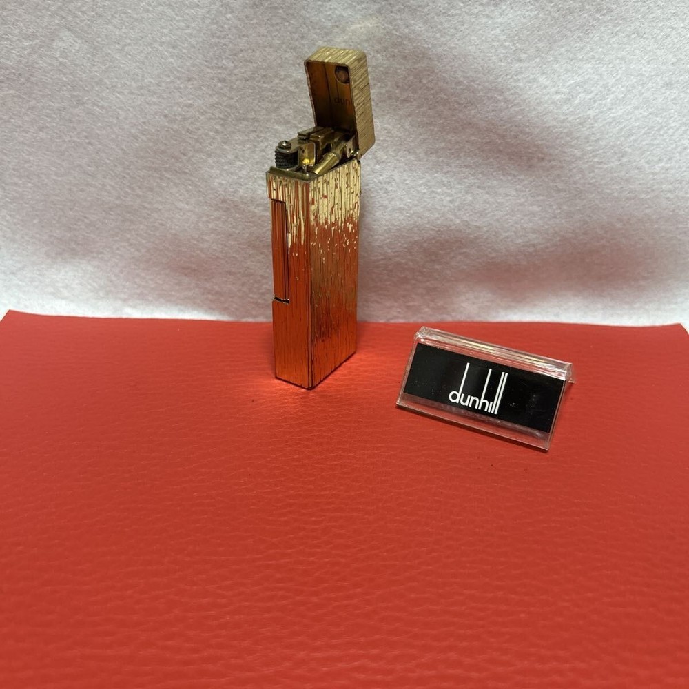 Overhauled Dunhill Rollagas lighter Gold d mark without box