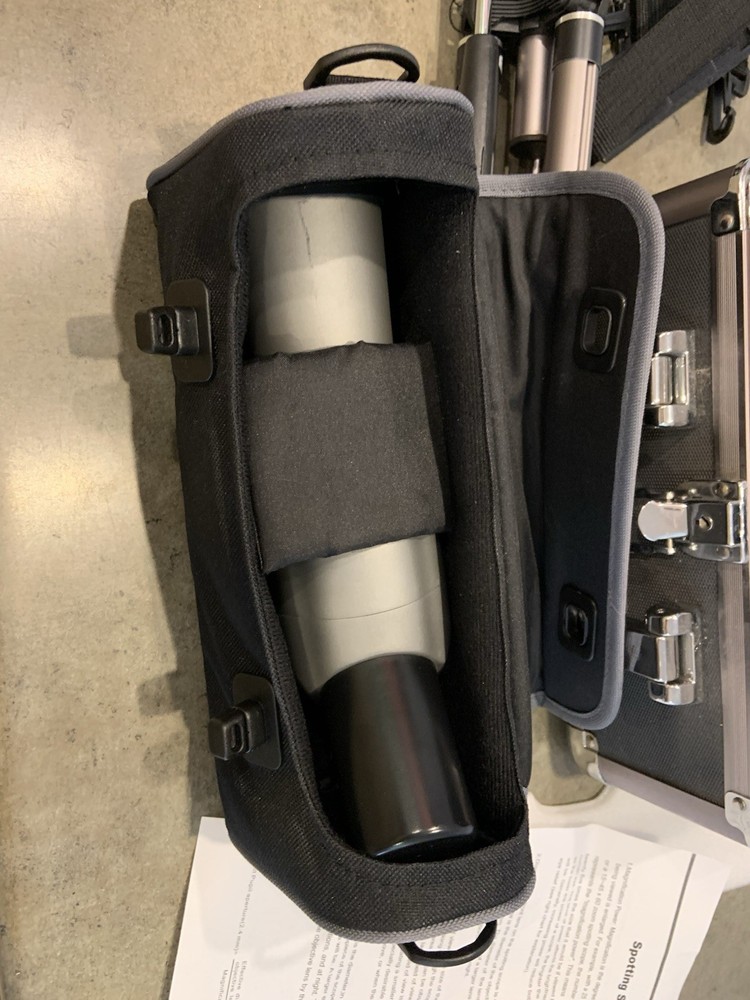 Guardforce SF-541T Spotting Scope, Locking Hard Case Tripod Strap Keys