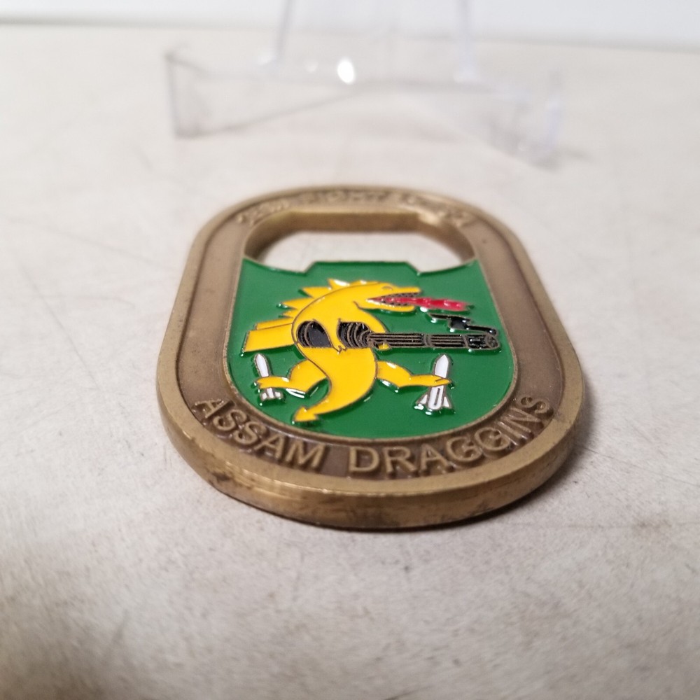 25th Fighter SQ ASSAM Draggins Challenge Coin