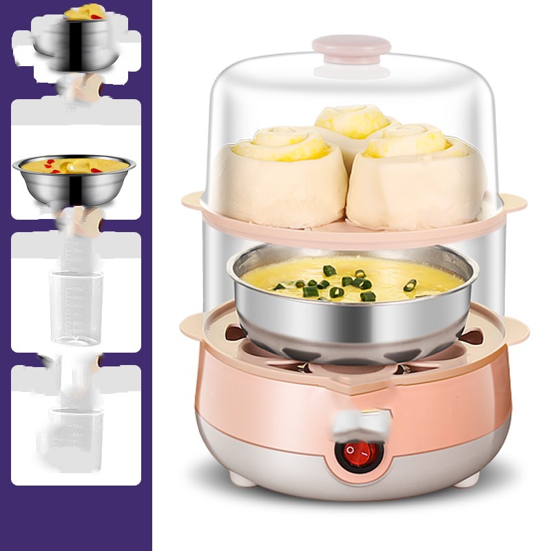 Automatic Egg Steamer Cooker Household Kitchen Appliance Easy Use
