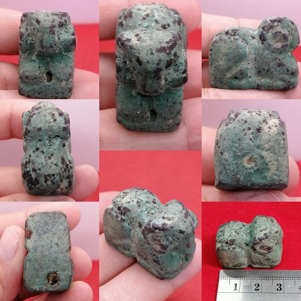 100 AD ancient roman bronze animal rare bead