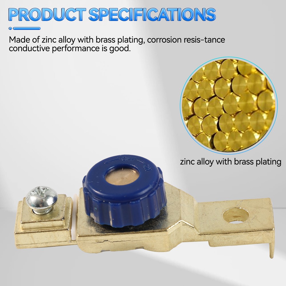 Motorcycle Battery Power Off Switch Link Terminal Cut-Off Disconnect Maste Quick