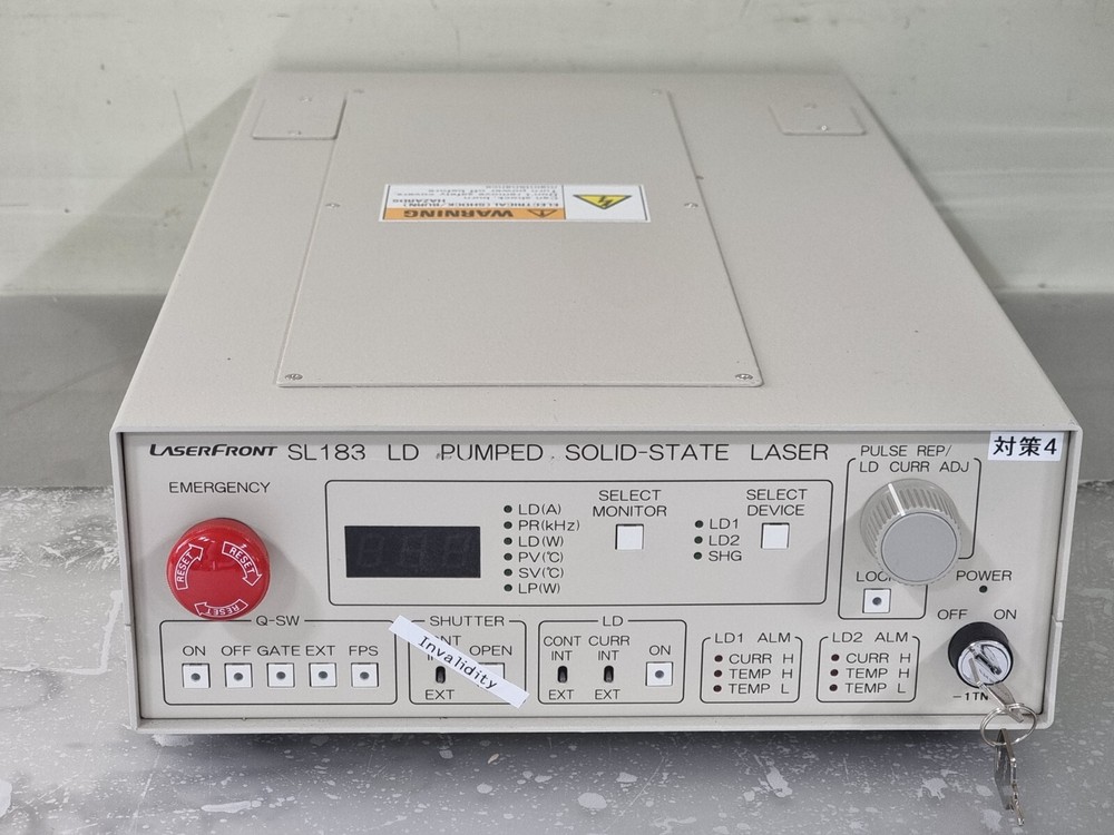 LASERFRONT SL183 LD PUMPED SOLID-STATE LASER 4W LD CONTROLLER SL183CONT-1TNSY